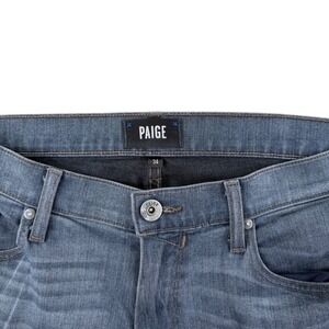 Paige Jeans Mens 34x34 Blue Federal Denim Stretch Straight Leg Casual Pants